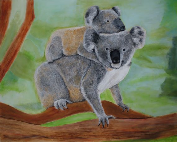 koala met jonge koala